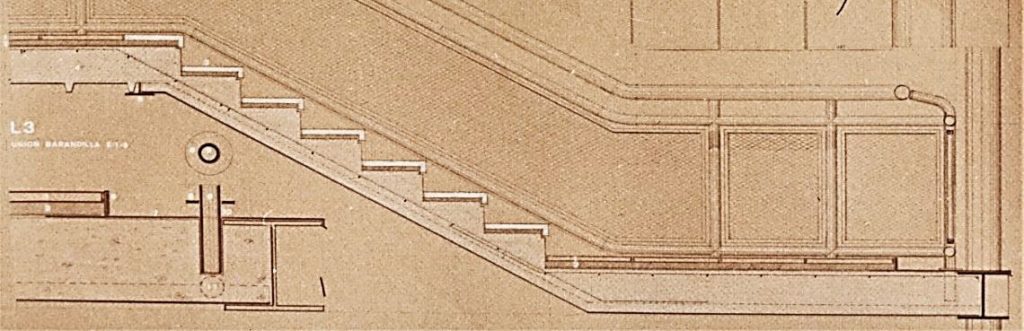 Dibujo de escalera Guillermo Traver
